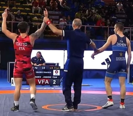 Francesco Gatto ai campionati under 20